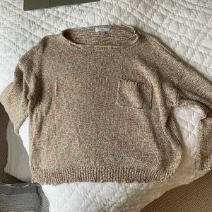 Oversized Rainbow Knit Sweater